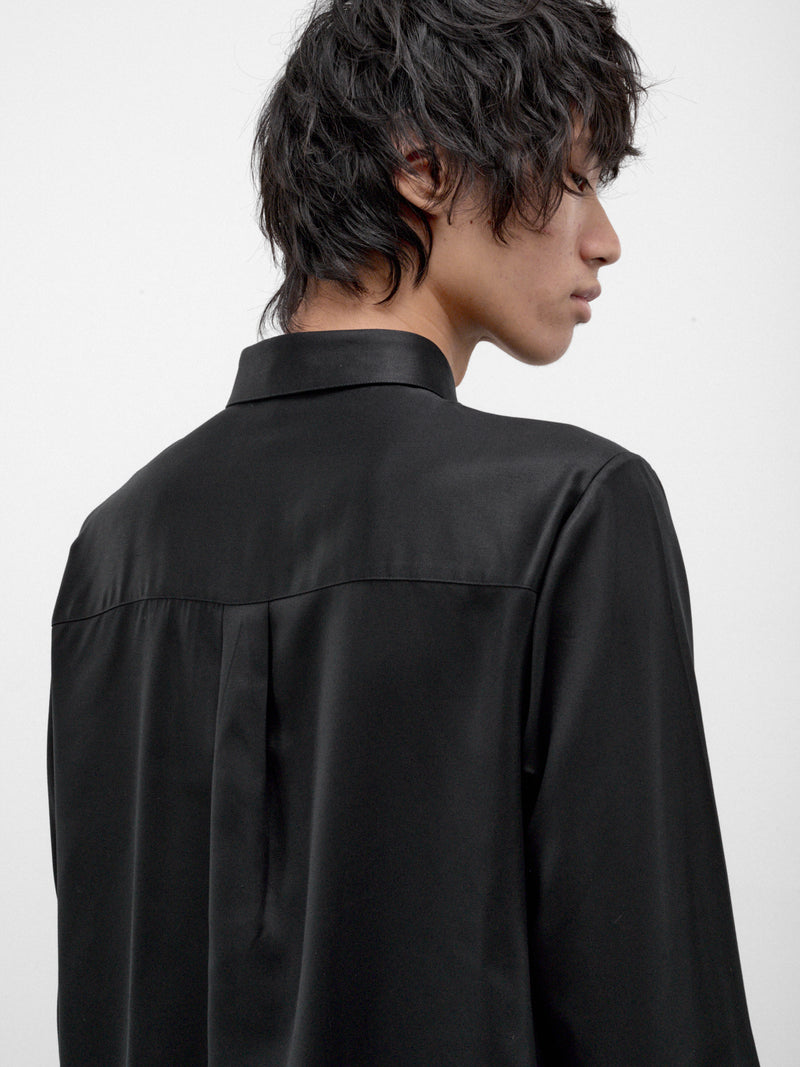 Black Tencel Classic Shirt (SH20-FW26-BLACK)