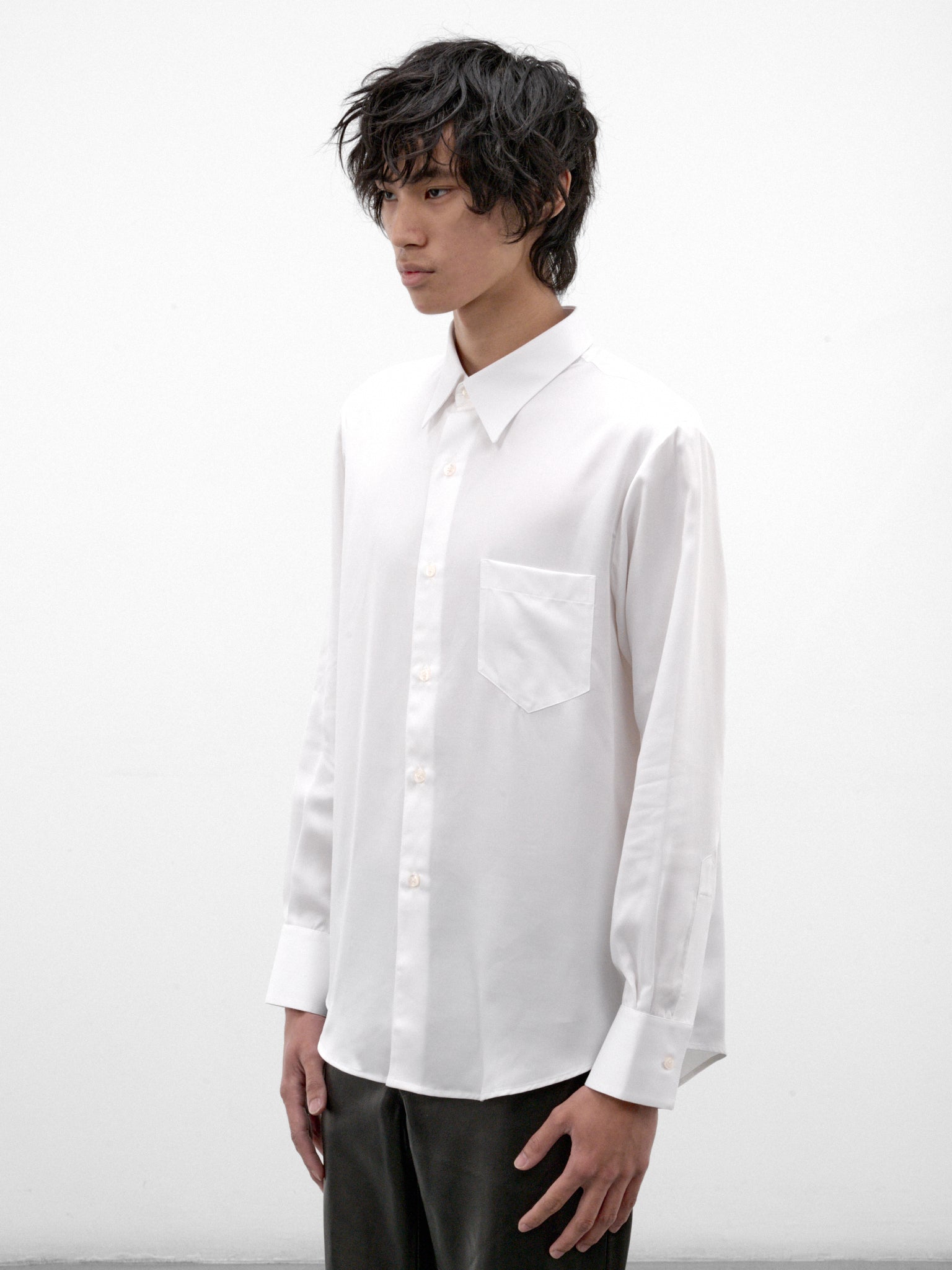 White Cotton Classic Shirt (SH20-FW26-WHITE)