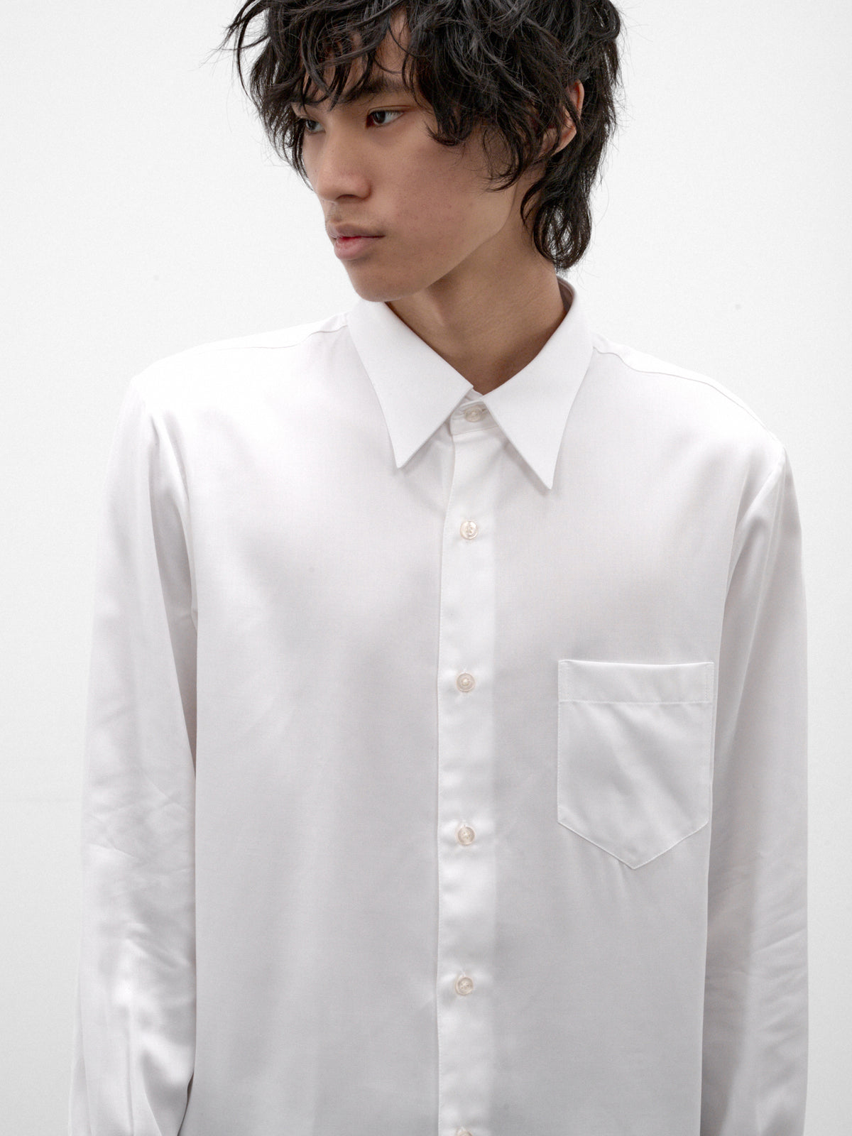 White Cotton Classic Shirt (SH20-FW26-WHITE)