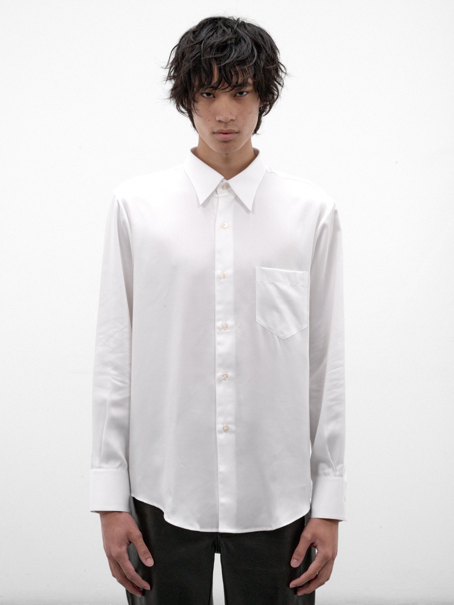 White Cotton Classic Shirt (SH20-FW26-WHITE)