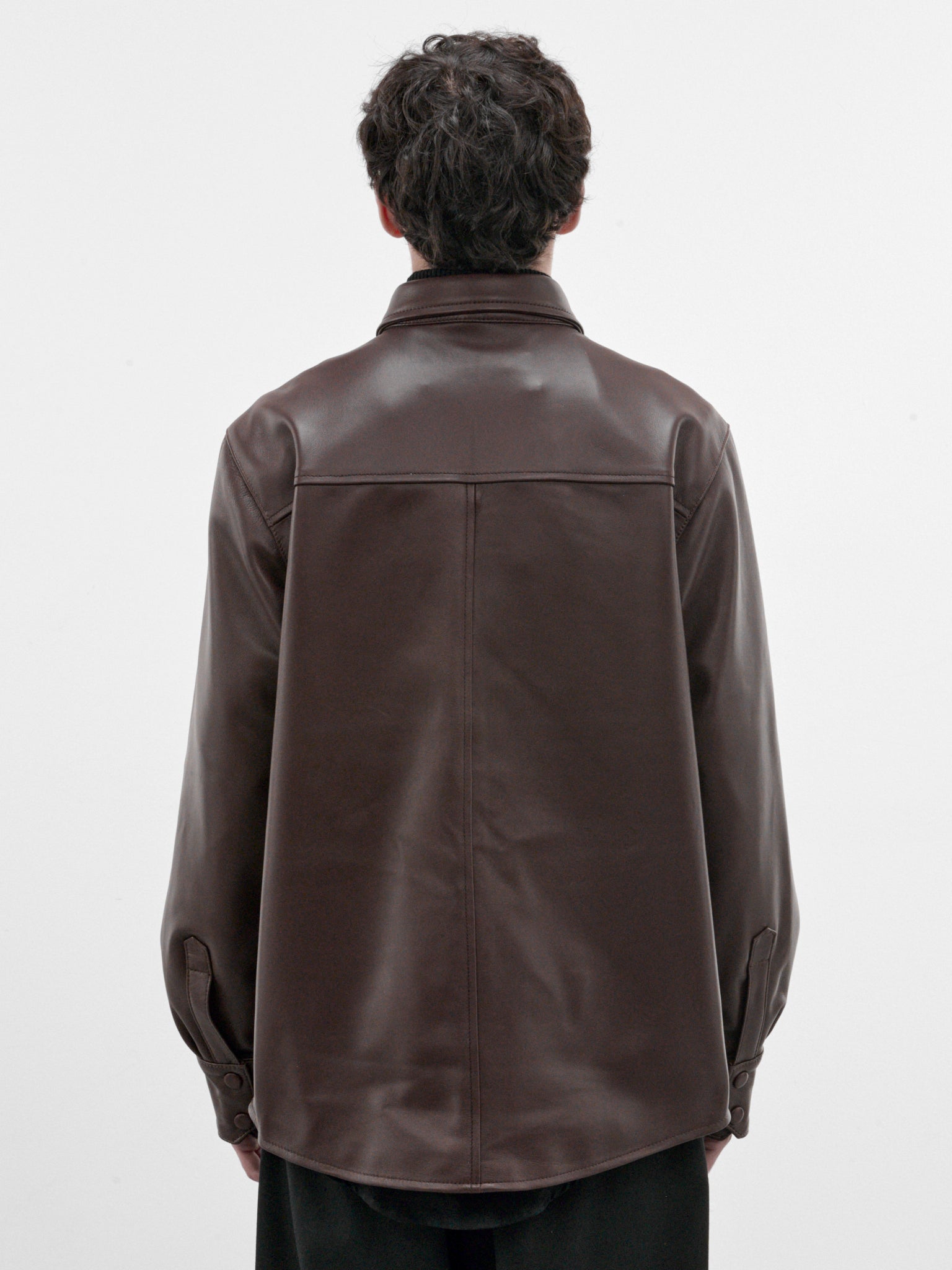 Brown Check Belted Caban Coat (SH20L-BROWN)