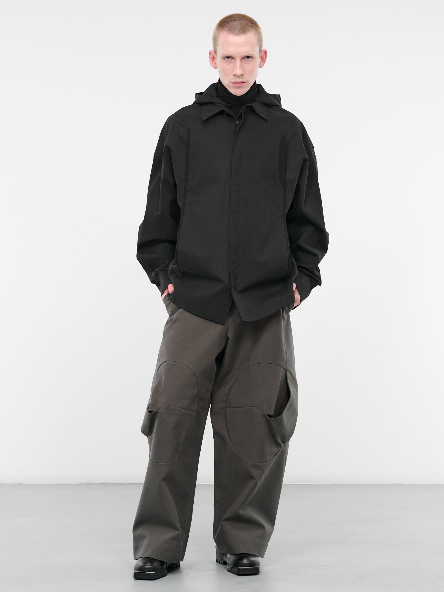 Hooded Overshirt (SH2K-BLACK)