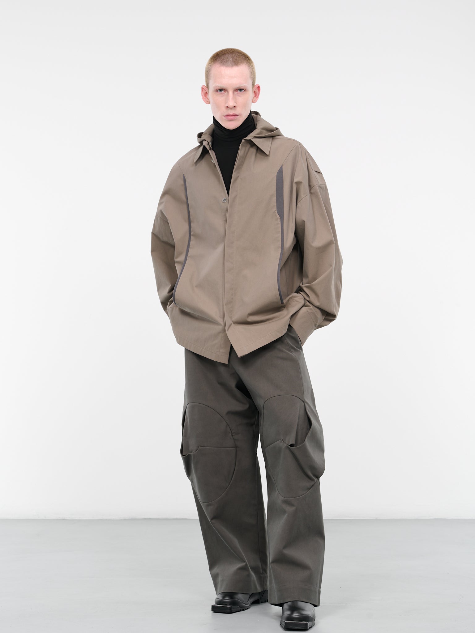 Hooded Overshirt (SH2KH-KHAKI)