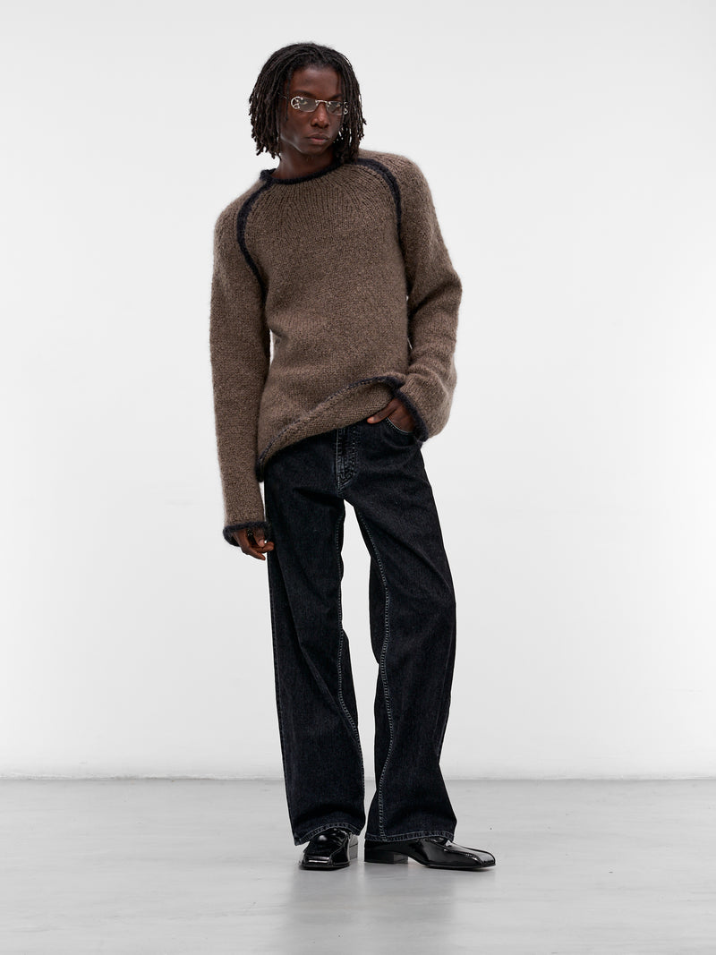 Black Denim Wide Leg Jeans (SH2LA0042-M30039-900-BLACK)