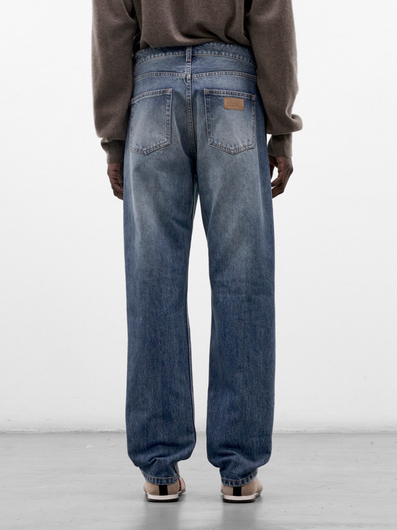 Blue Denim Relaxed Jeans (SH2LA0062-M30058-DENIM-BLUE)