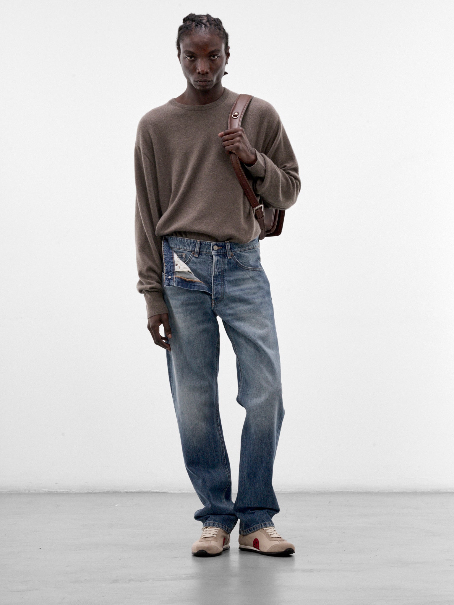 Blue Denim Relaxed Jeans (SH2LA0062-M30058-DENIM-BLUE)