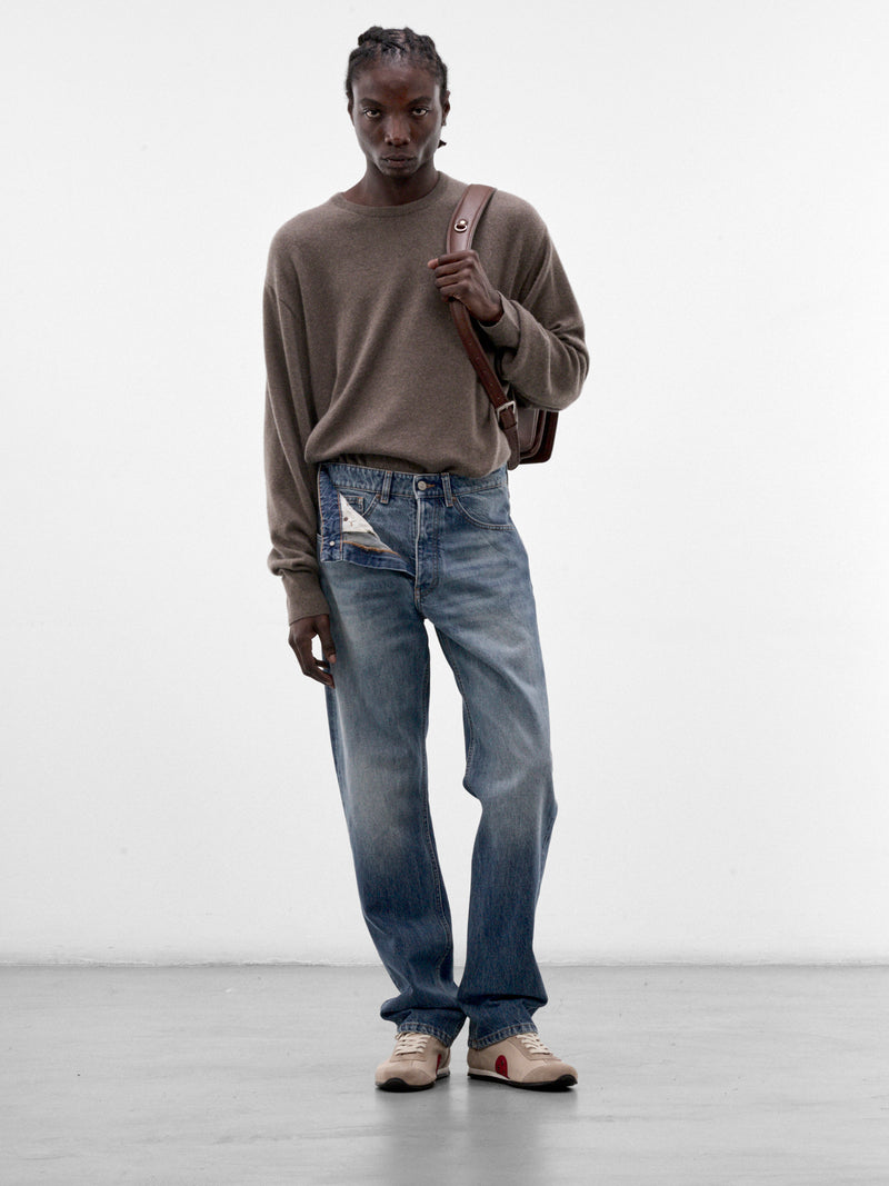 Blue Denim Relaxed Jeans (SH2LA0062-M30058-DENIM-BLUE)