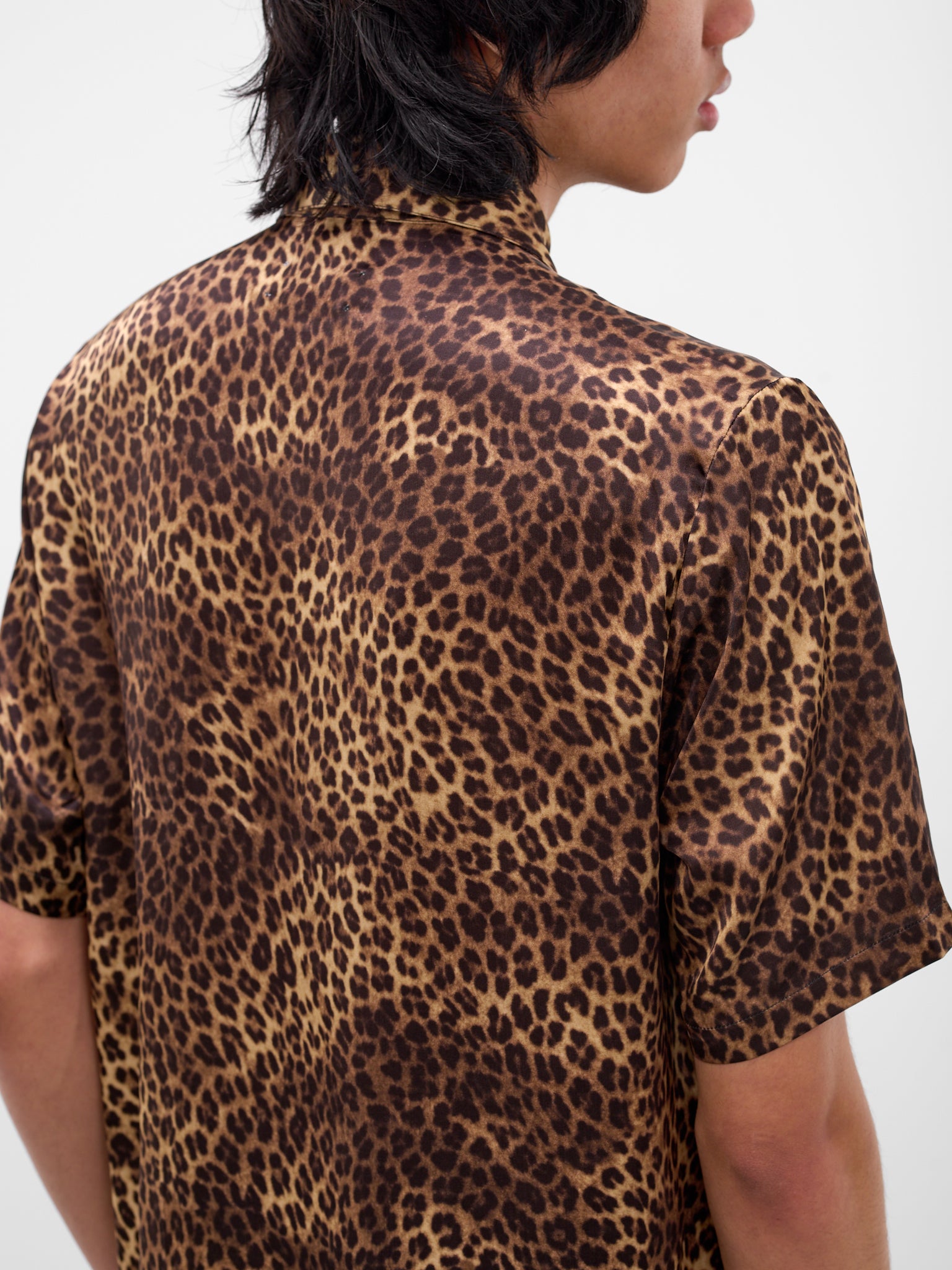 Cheetah Print Bowling Shirt (SH35-CHEETAH)