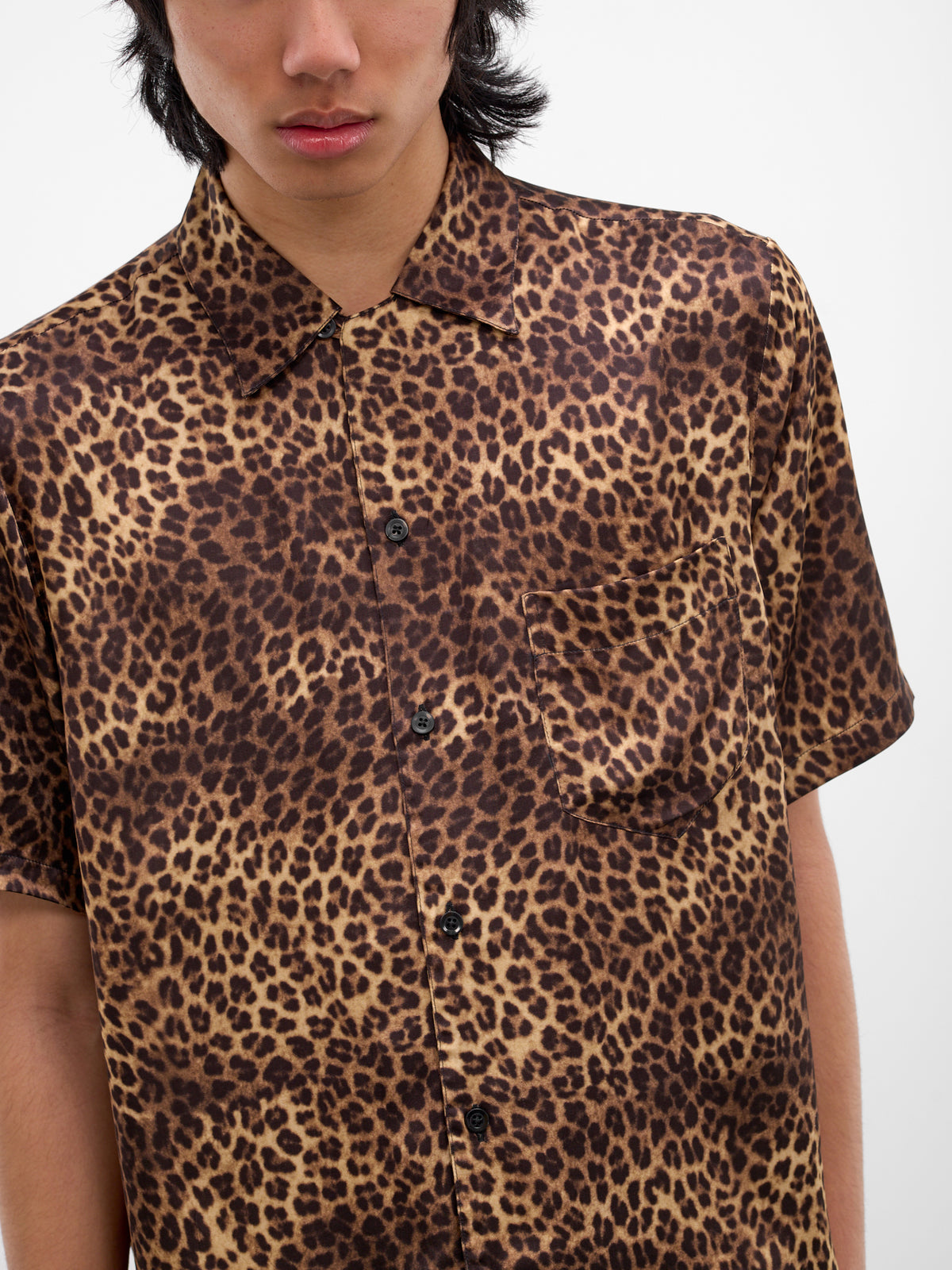 Cheetah Print Bowling Shirt (SH35-CHEETAH)