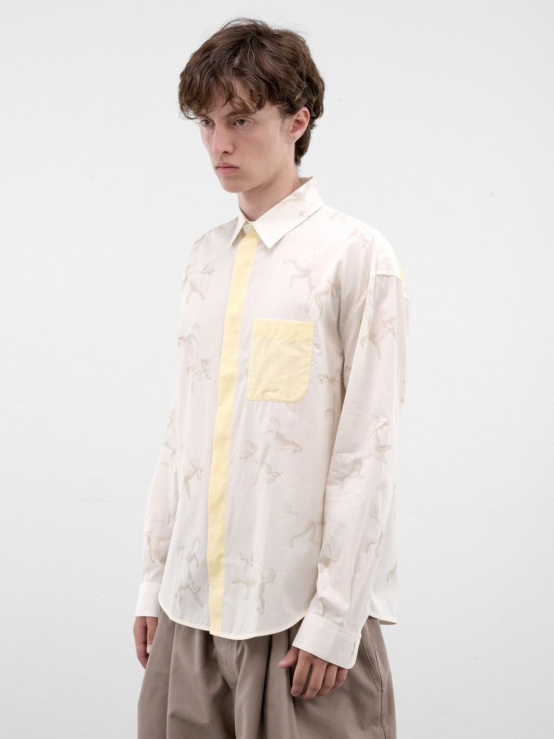 Poodle Print Button-Up Shirt (SHM00649AW00691-PRINT-ALLOVER)