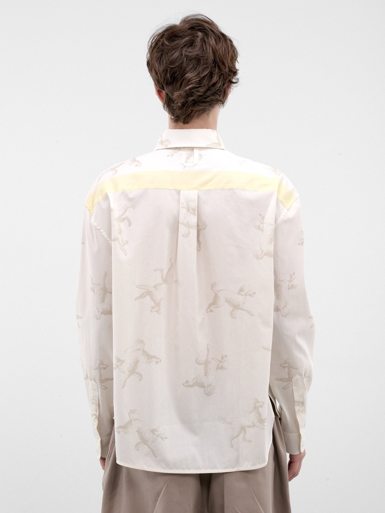 Poodle Print Button-Up Shirt (SHM00649AW00691-PRINT-ALLOVER)