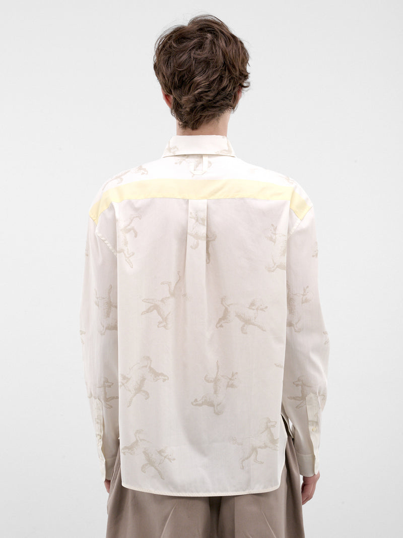 Poodle Print Button-Up Shirt (SHM00649AW00691-PRINT-ALLOVER)