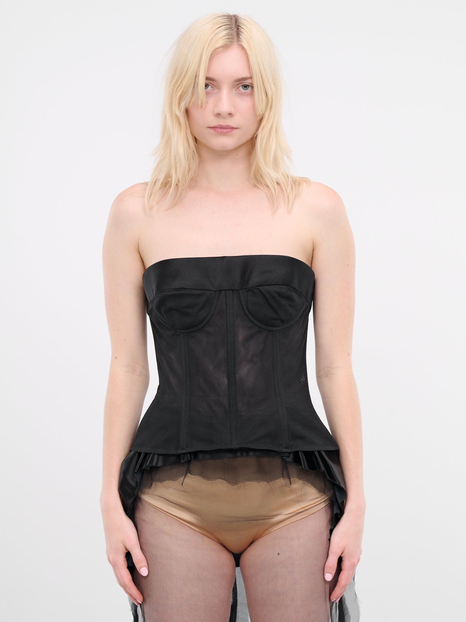 Mesh Corset (SI0NT0001-S60416-900-BLACK)