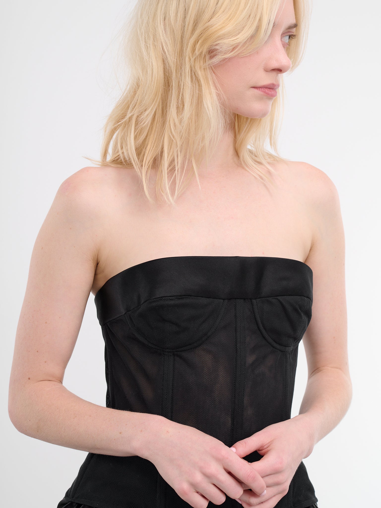 Silk corset Louis Vuitton Black size 0 US in Silk - 35837620