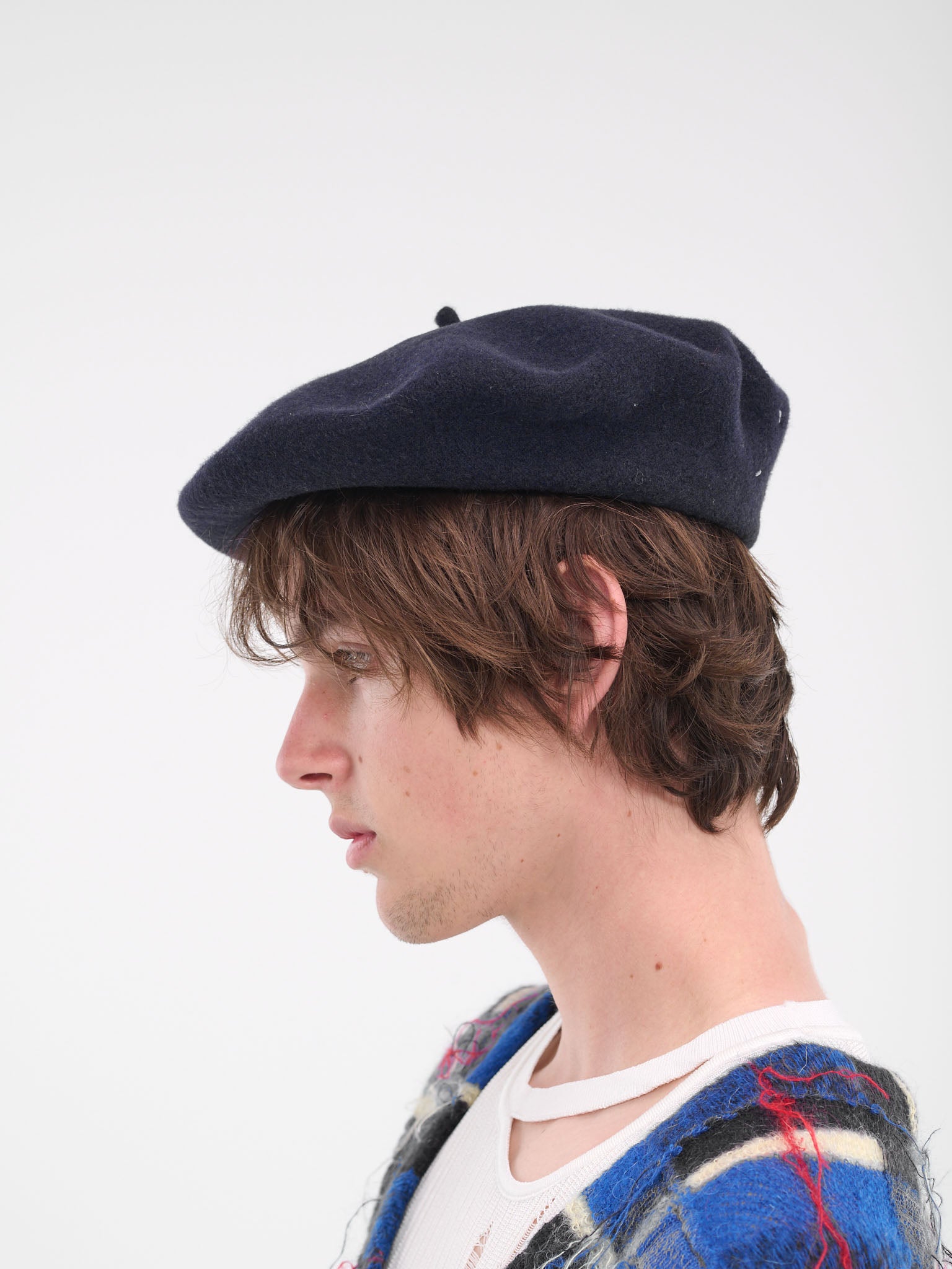 Heavy Wool Beret (SI0TC0001-S60384-511-NAVY)