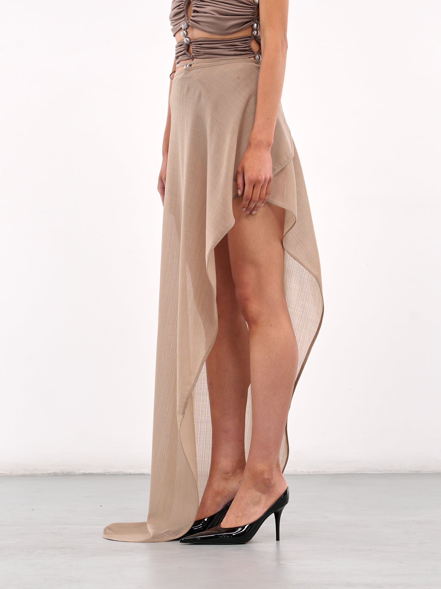 Ballet Long Skirt (SK020-W-WV0001-BEIGE)