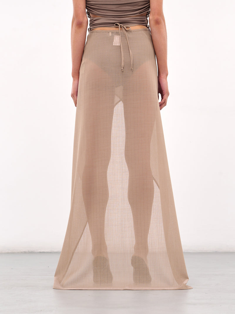 Ballet Long Skirt (SK020-W-WV0001-BEIGE)