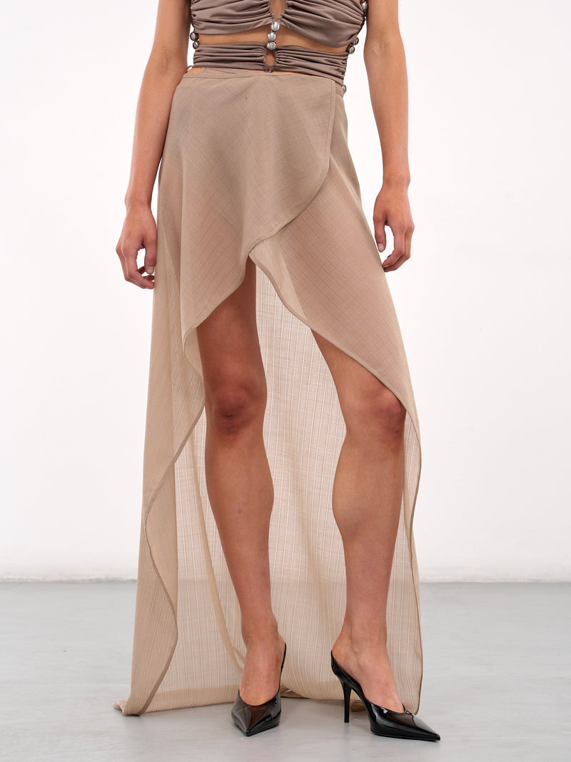 Ballet Long Skirt (SK020-W-WV0001-BEIGE)