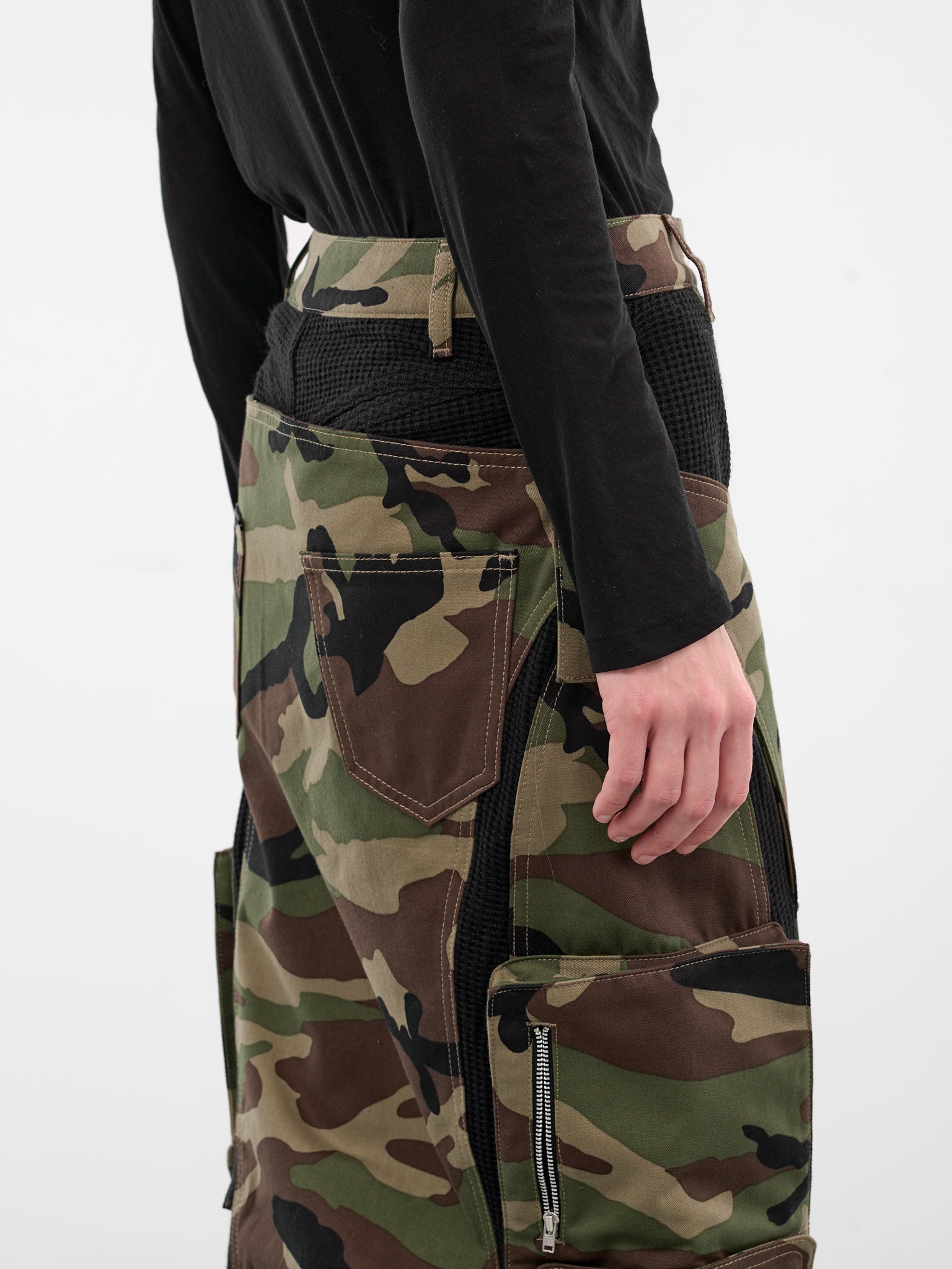 Inverted Camo Maxi Skirt (SK06-INVERSE-CAMO)
