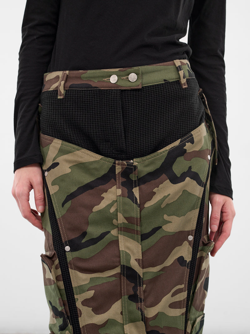 Inverted Camo Maxi Skirt (SK06-INVERSE-CAMO)