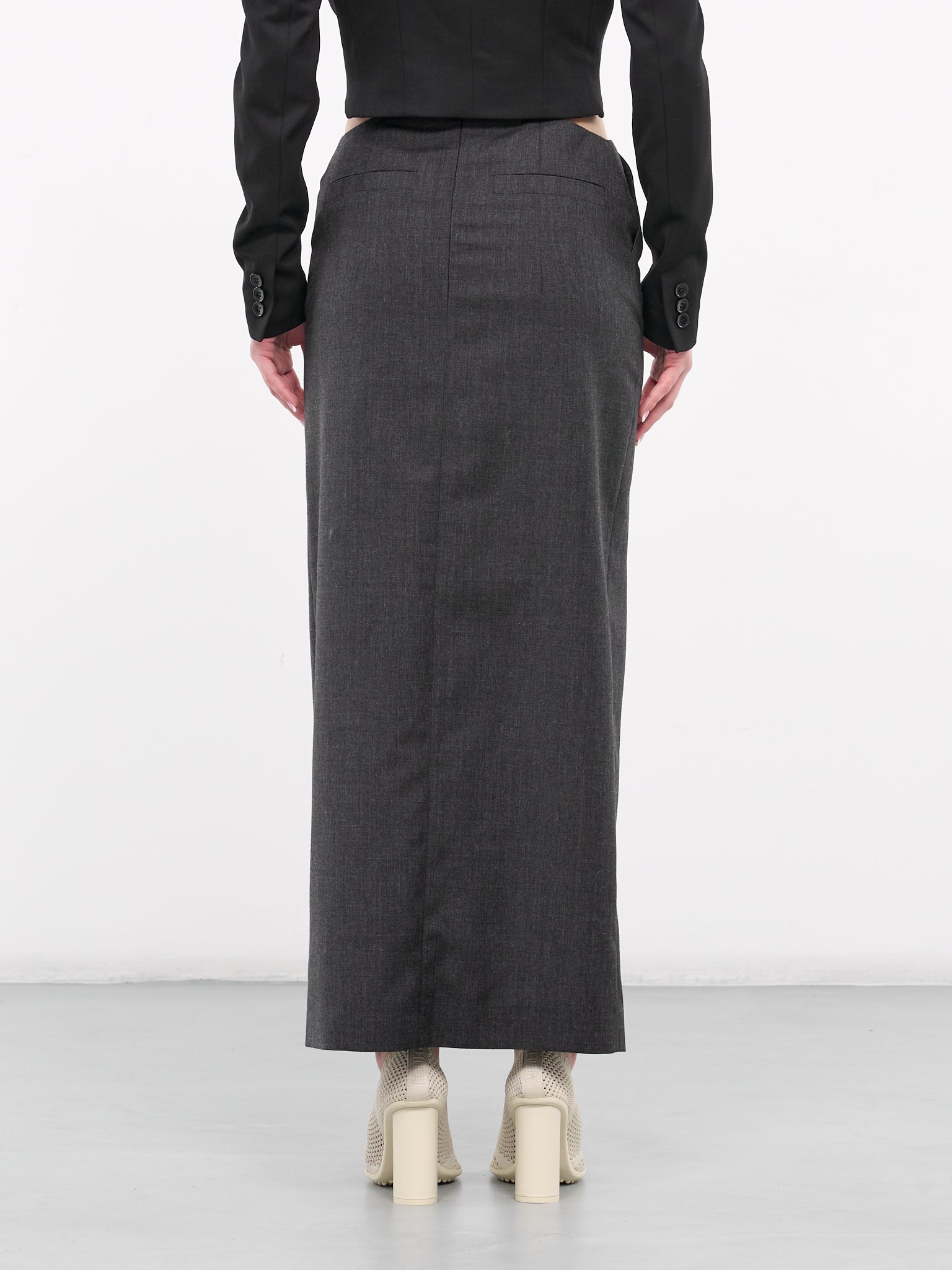 Buckled Skirt (SKIRT-6-GREY)