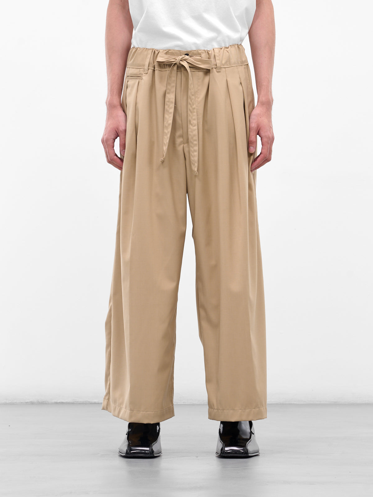 SILLAGE Wide Trousers | H.Lorenzo - front