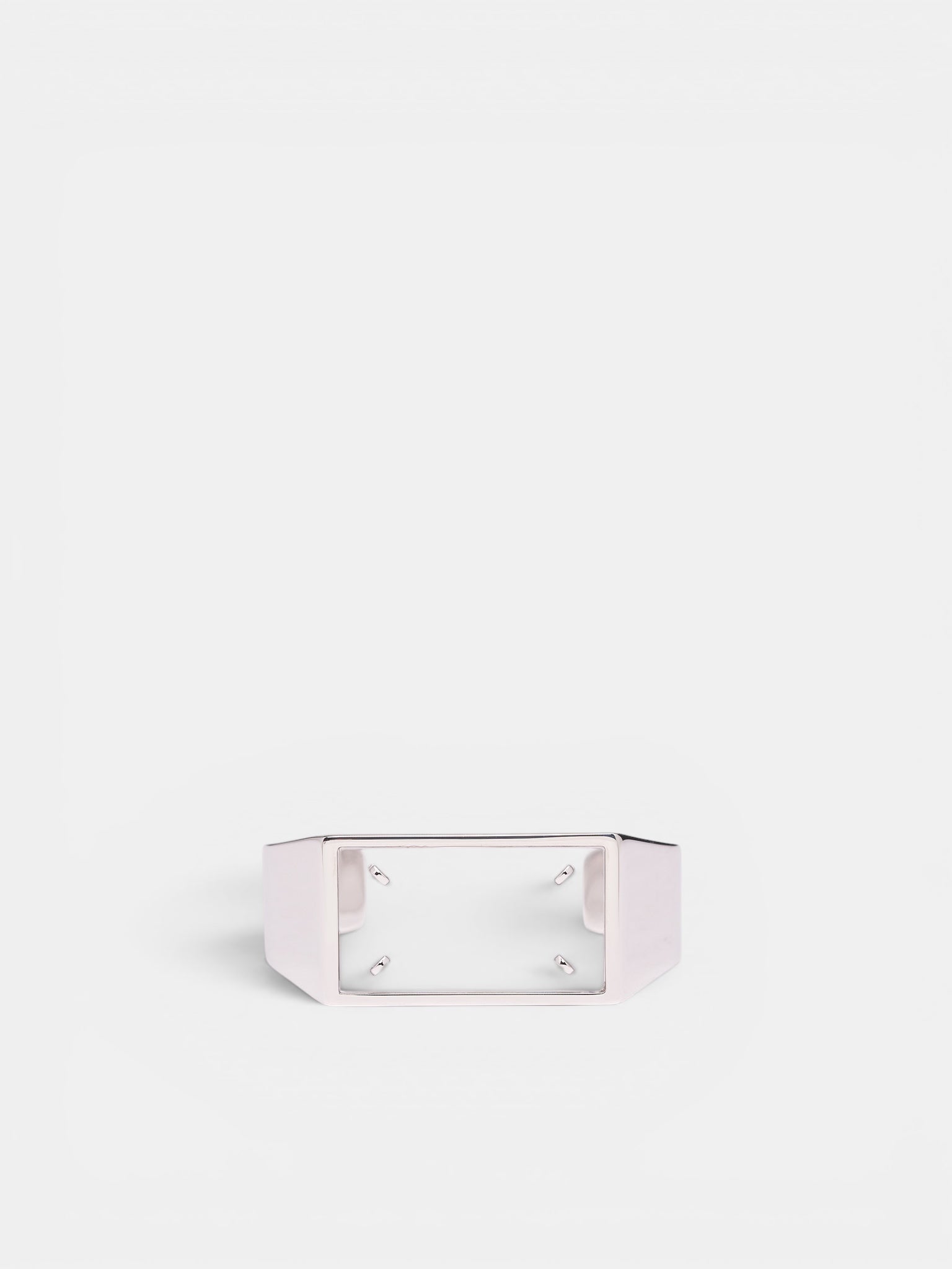 Silver Four Stitches Bracelet (SM2UY0023-P9224-752-SILVER)