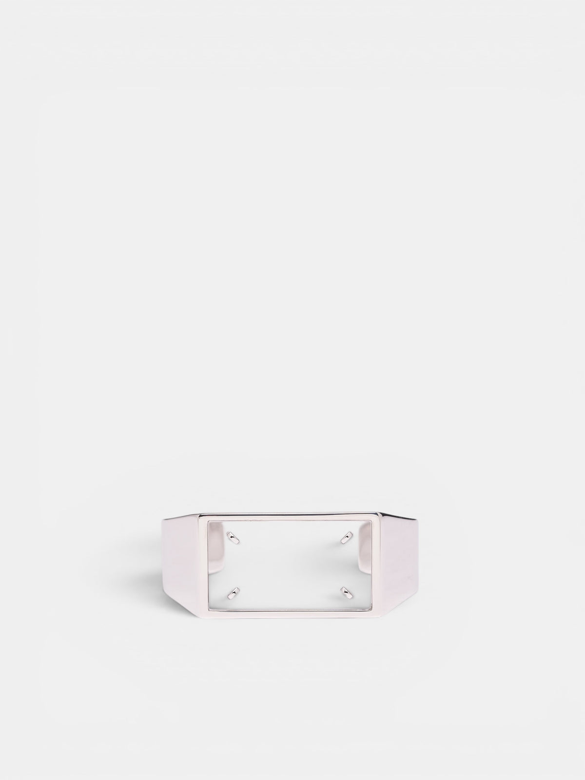 Silver Four Stitches Bracelet (SM2UY0023-P9224-752-SILVER)