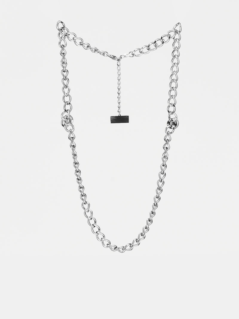 Pin Chain Necklace (SM7VK0013-SV0305-SILVER)