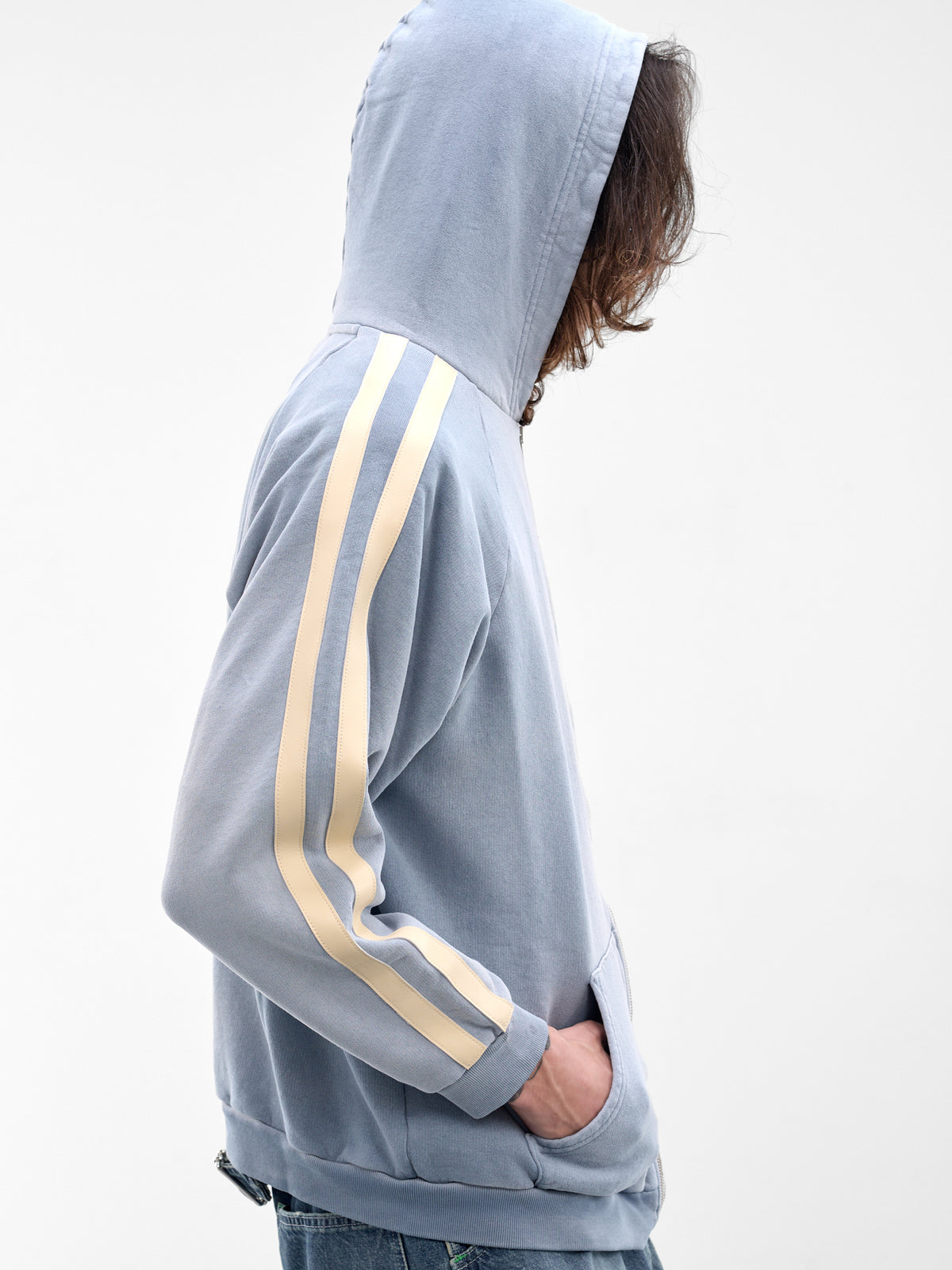 Blue Scorpio Zip-Up Hoodie (SMF01AP-JE333-410-RUSTY-BLUE)