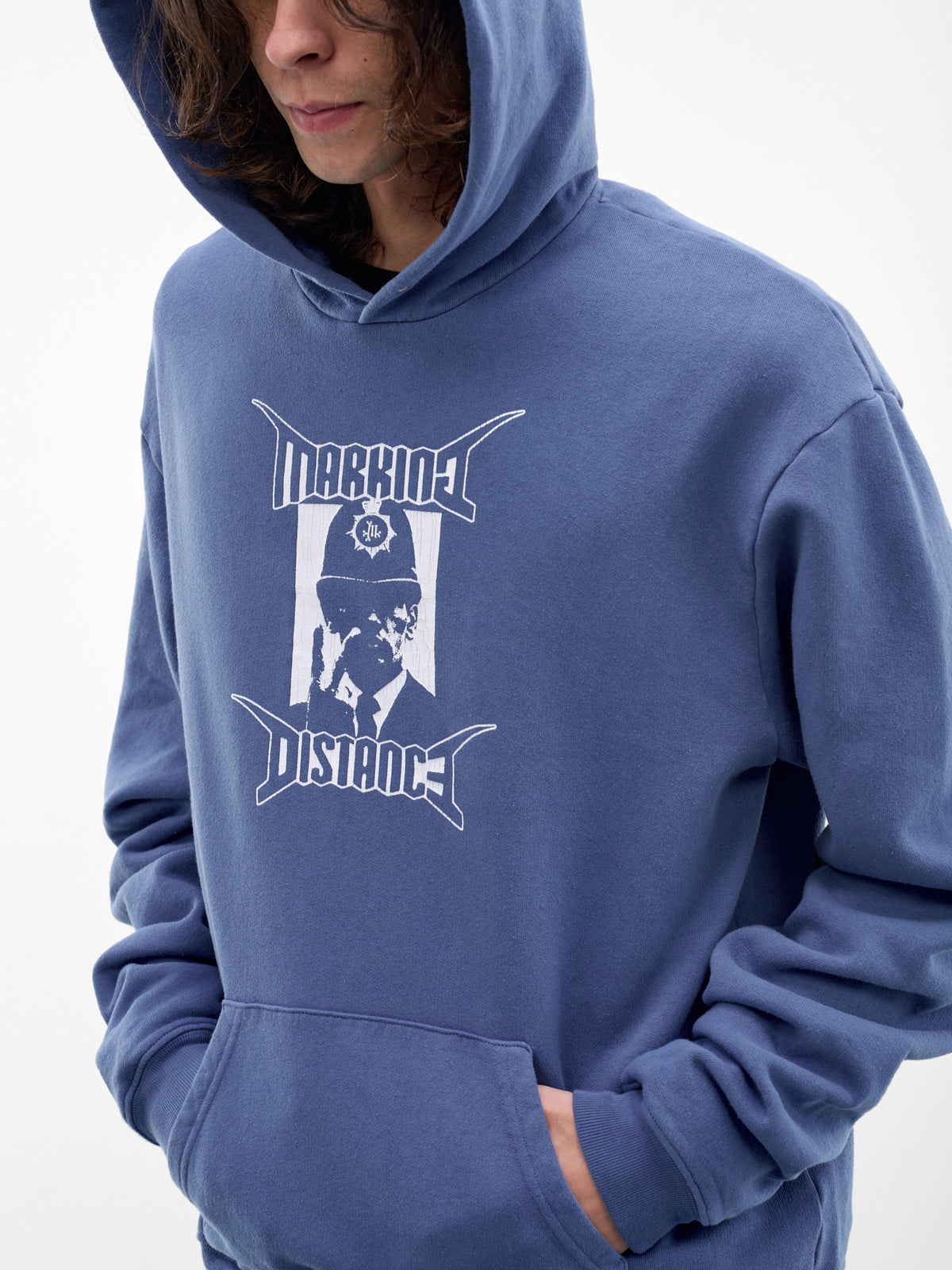 Navy Cotton Mood Graphic Hoodie (SMF02AP-JE333-516-NAVY)