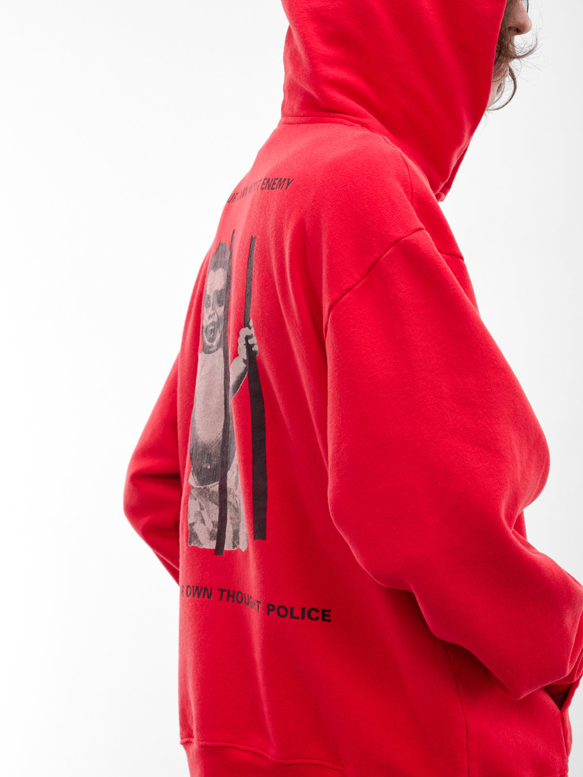 Red Cotton Consumer Kids Hoodie (SMF02BP-JE333-308-RED)