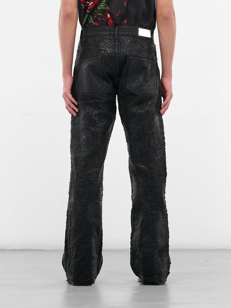 Black Smog Denim Floral Jeans (SMOG-DENIMS-BLACK)