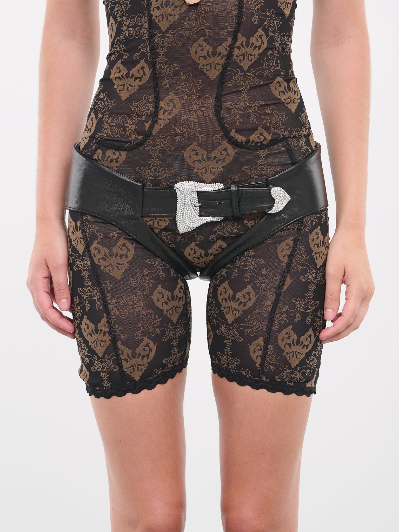 Oshun Leather Chaps Belt (SO090-OSHUN-BLACK)