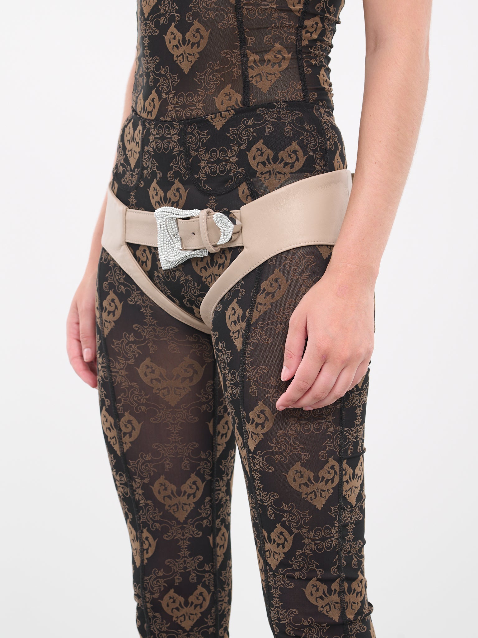 Oshun Leather Chaps Belt (SO090-OSHUN-OYSTER)