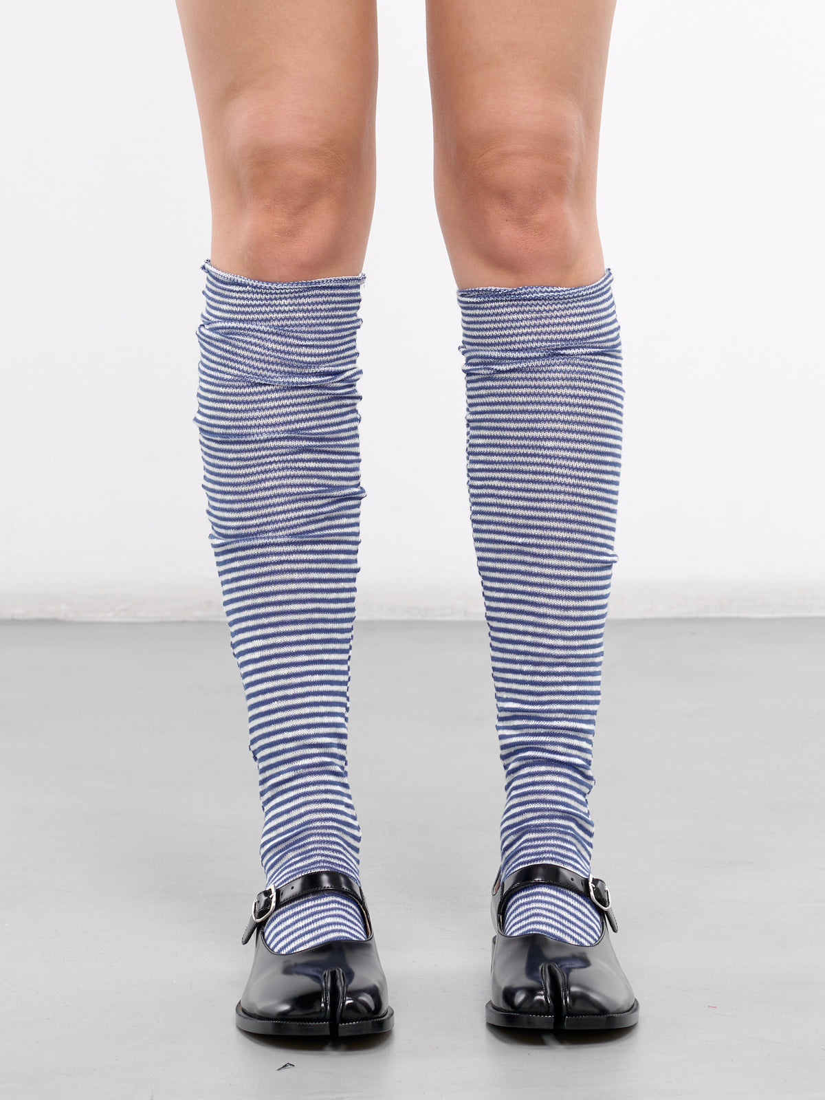 Striped Socks (SOCKS-BLUE-WHITE-STRIPE)