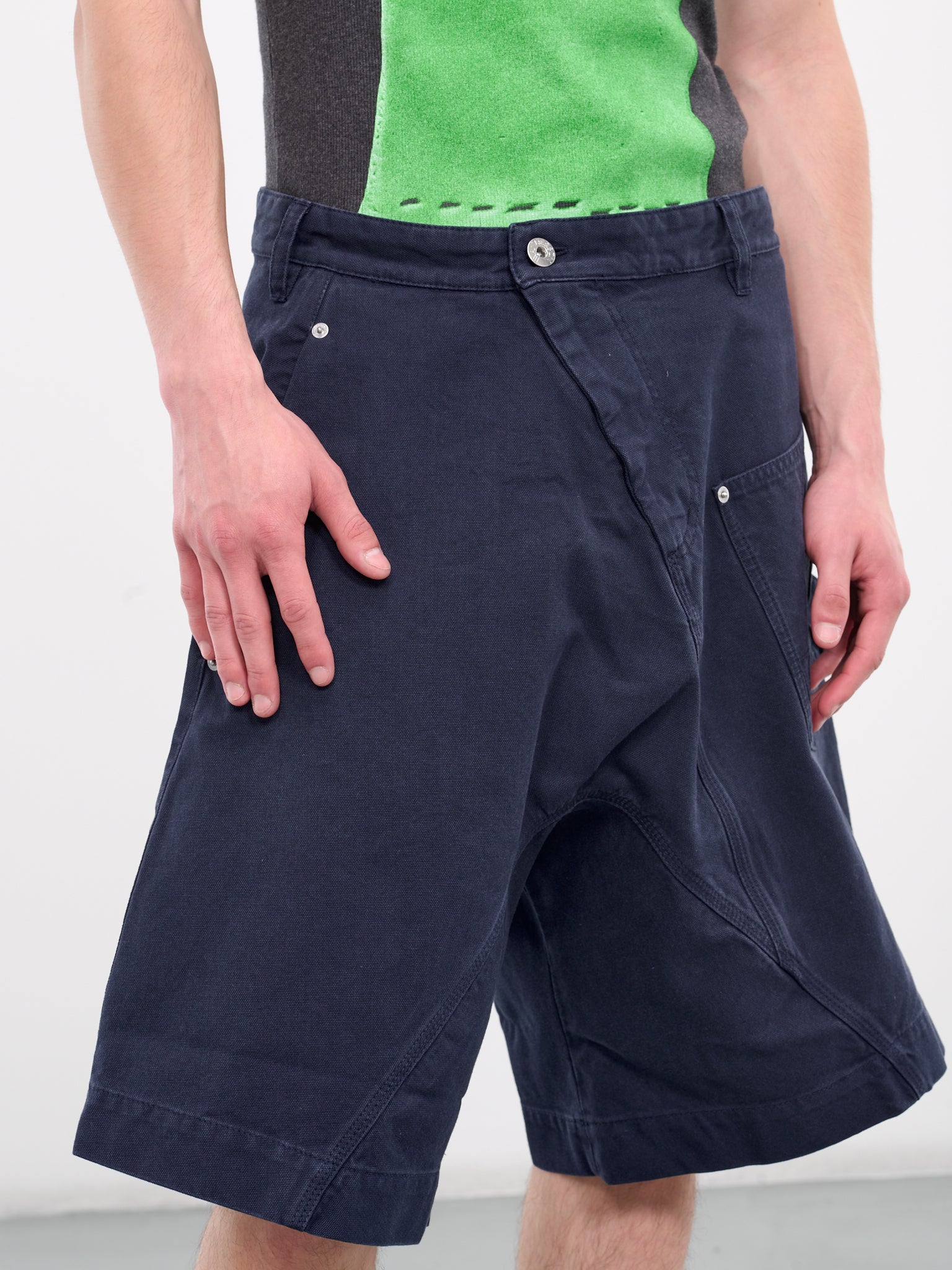 Twisted Shorts (SR0096--PG1476-BLUE)