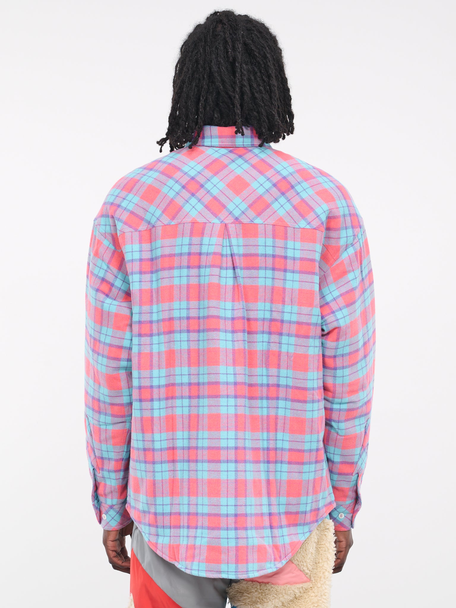 Padded Flannel Shirt (SR043908351835-CANDY-KISS)