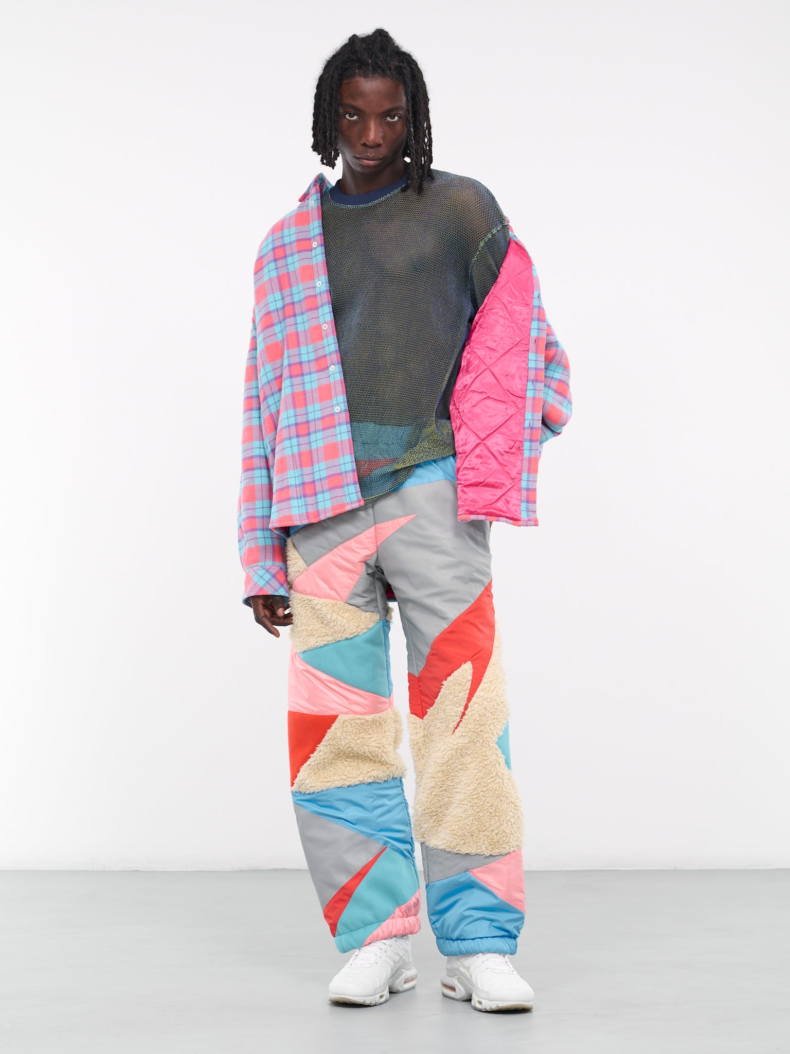 Padded Flannel Shirt (SR043908351835-CANDY-KISS)