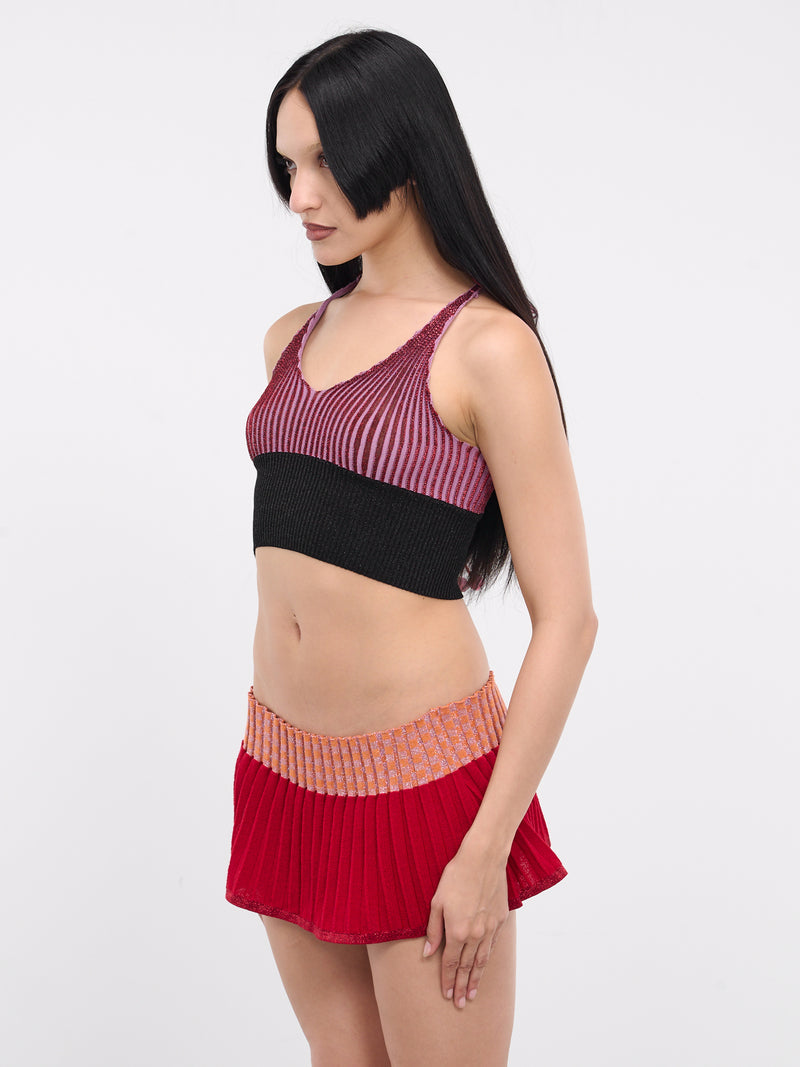 Star Relief Bralette (SS-X0024-107-01-RED-PINK)