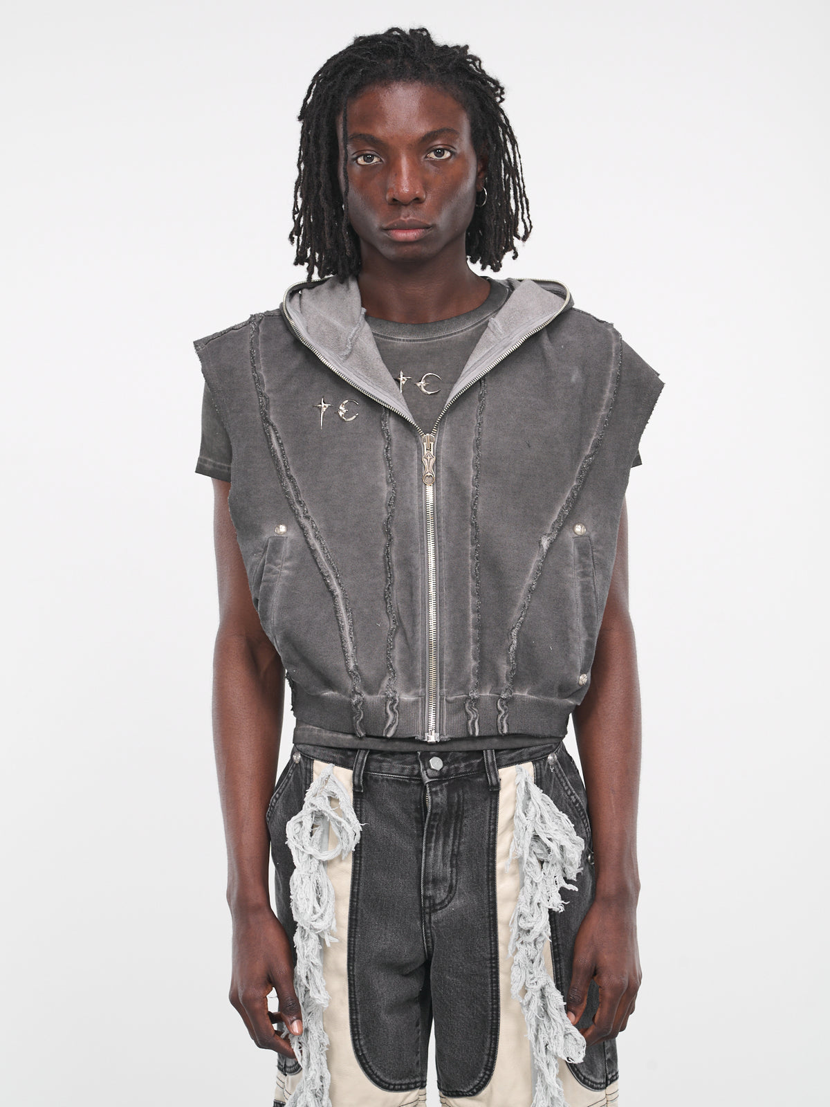 Gladiator Hooded Vest (SS0204-GREY)