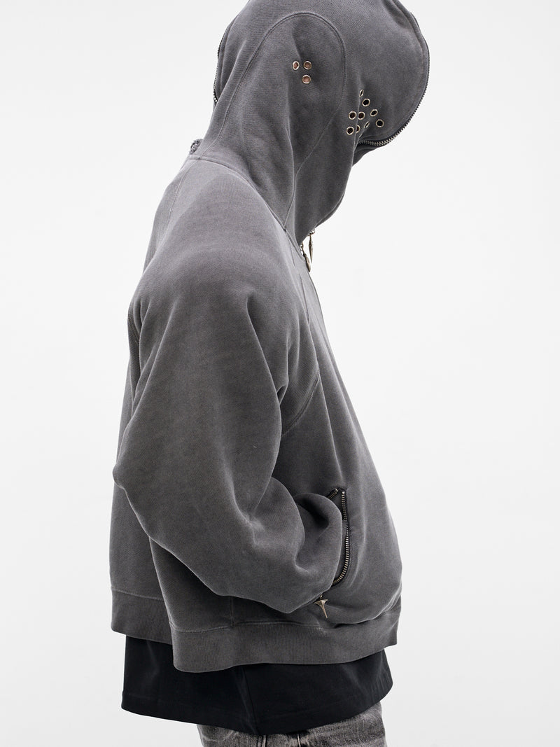Bulk Shoulder Gladiator Zip Hoodie (SS0601-CHARCOAL)