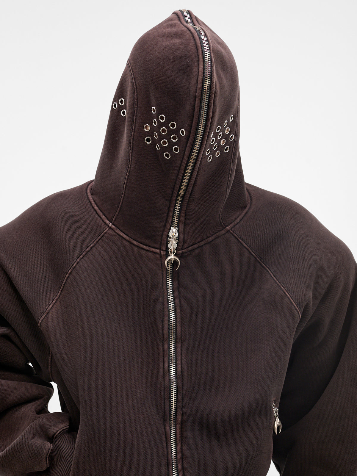 Bulk Shoulder Gladiator Zip Hoodie (SS0602-BLACK)