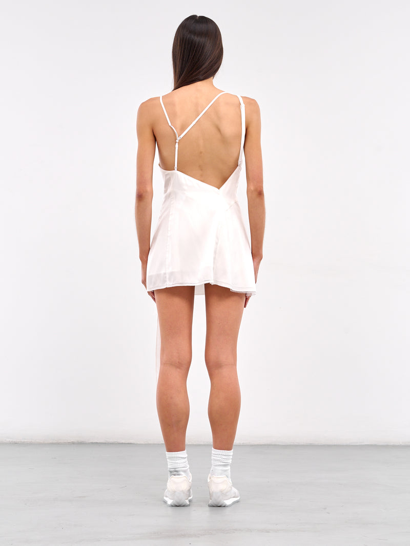 HYEIN SEO Satin Mini Dress | H.Lorenzo - back