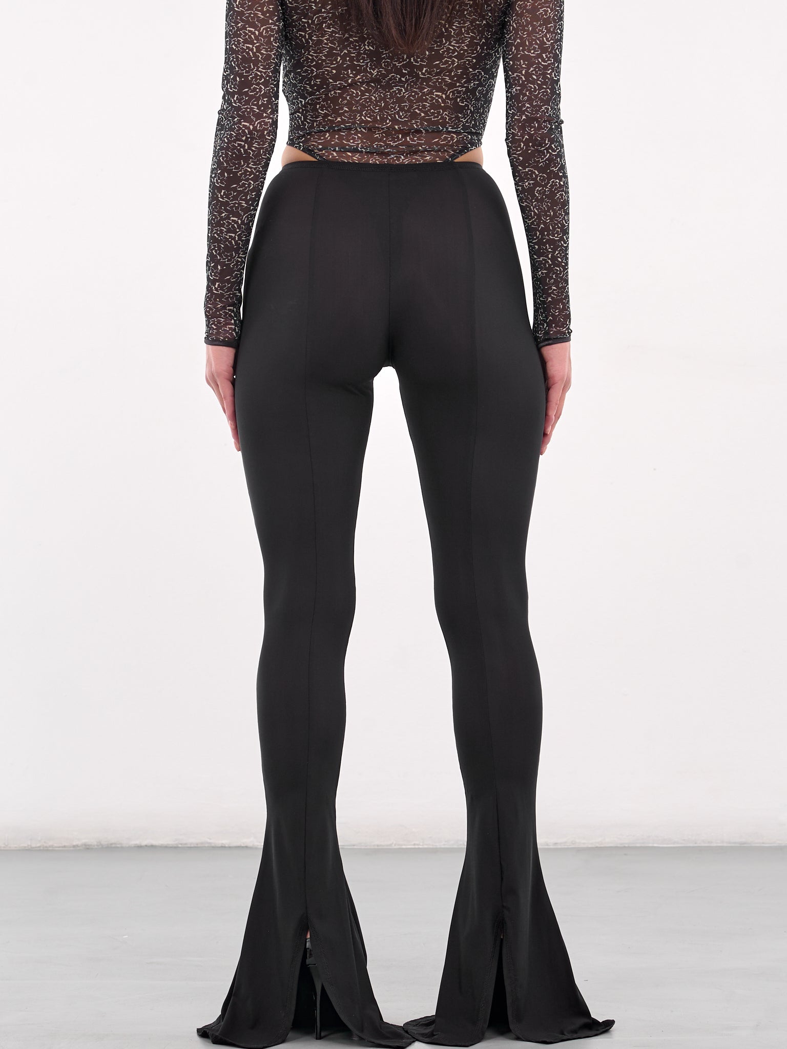 Ghost Flared Leggings (SS25-GHOT0BLACK-BLACK)