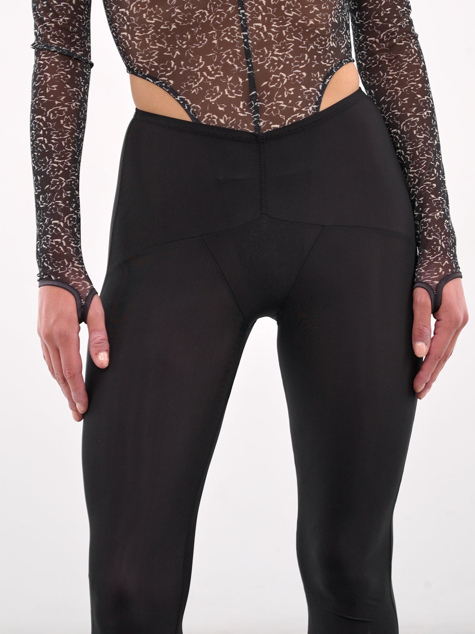 Ghost Flared Leggings (SS25-GHOT0BLACK-BLACK)