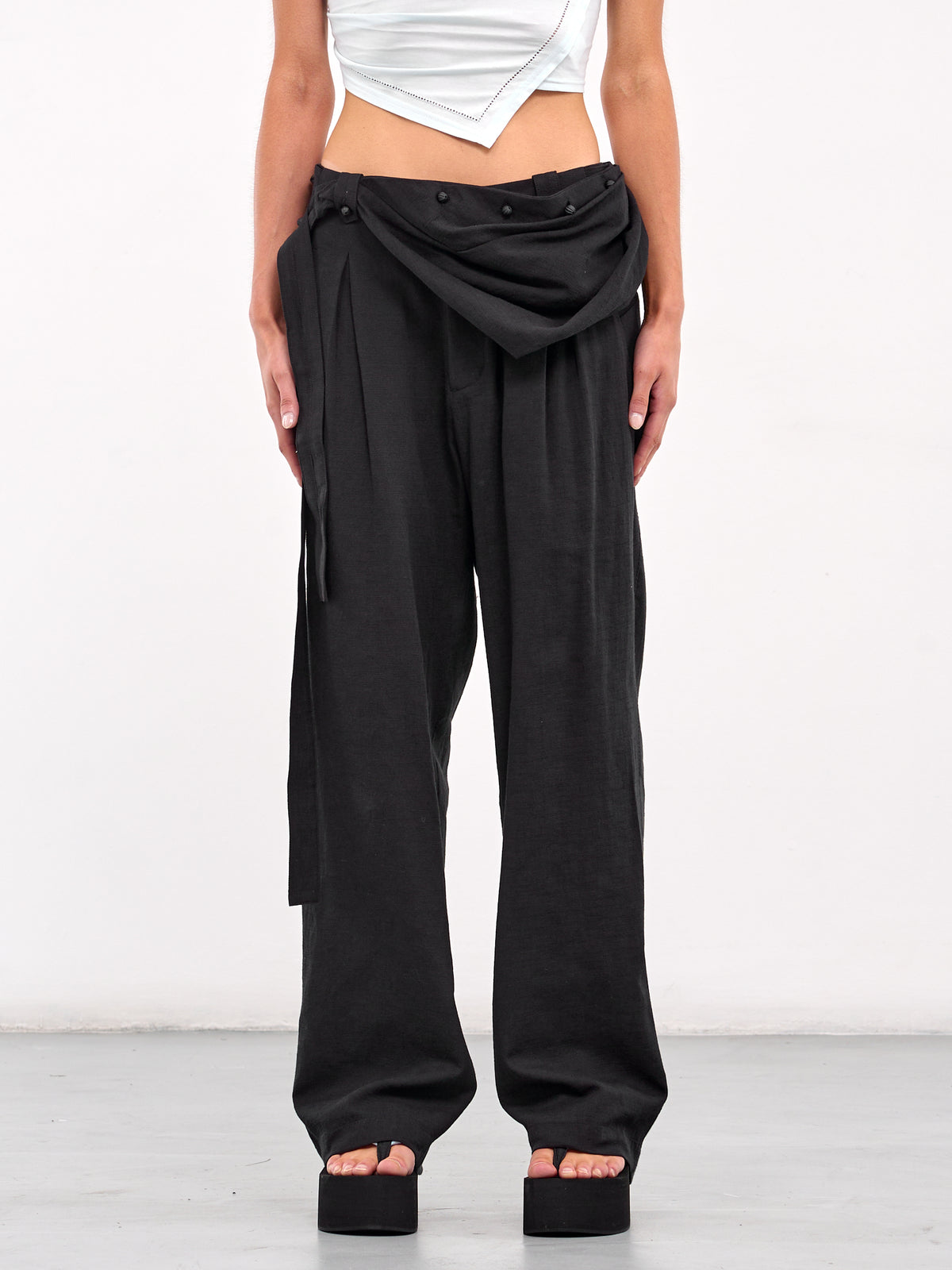 Seed Charm Bag Pants (SS25-PT1K-BLACK)
