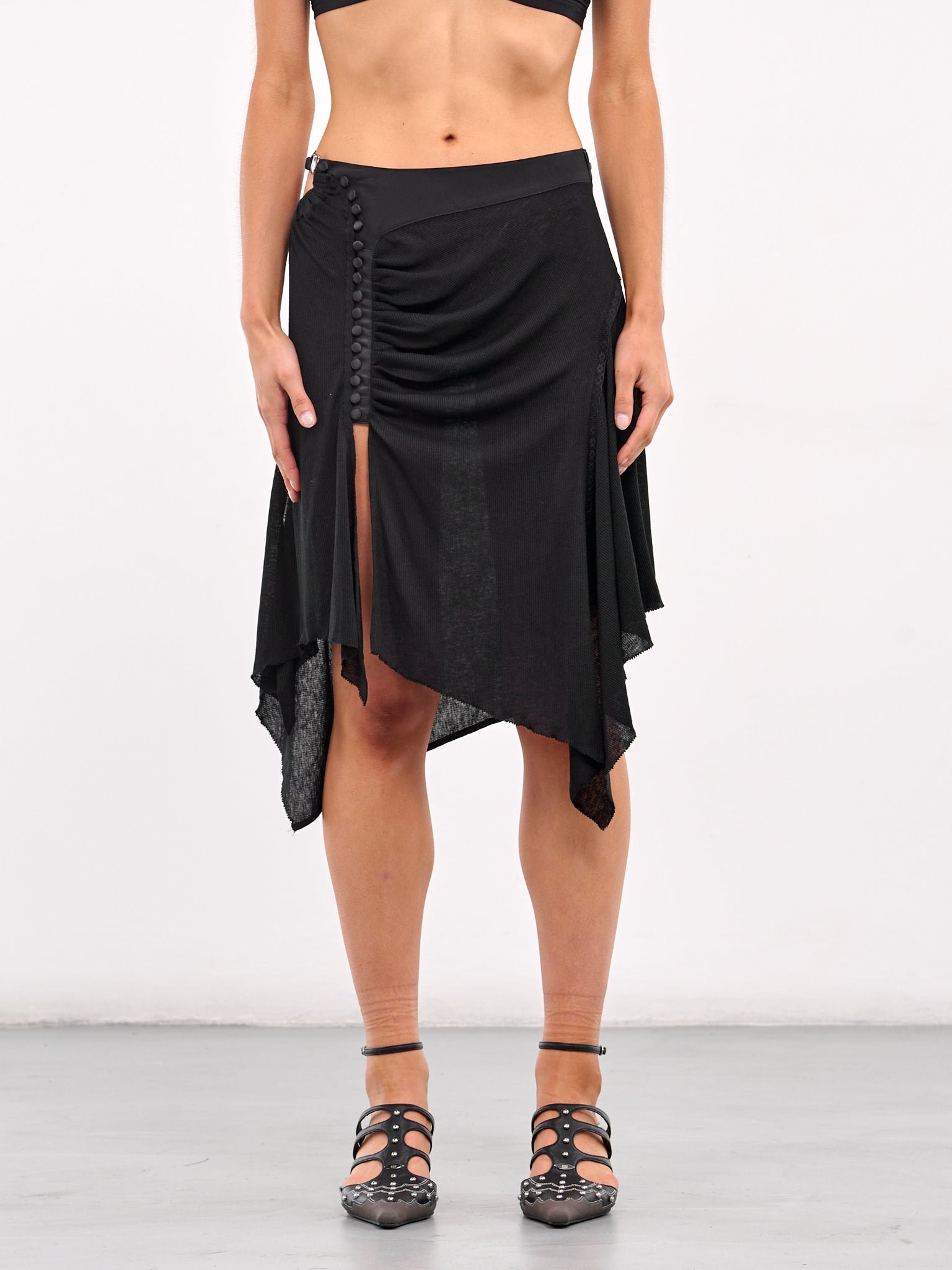 Shirring Skirt (SS25-SK1K-BLACK)