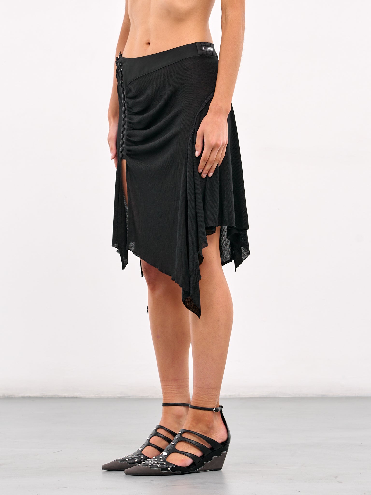 Shirring Skirt (SS25-SK1K-BLACK)
