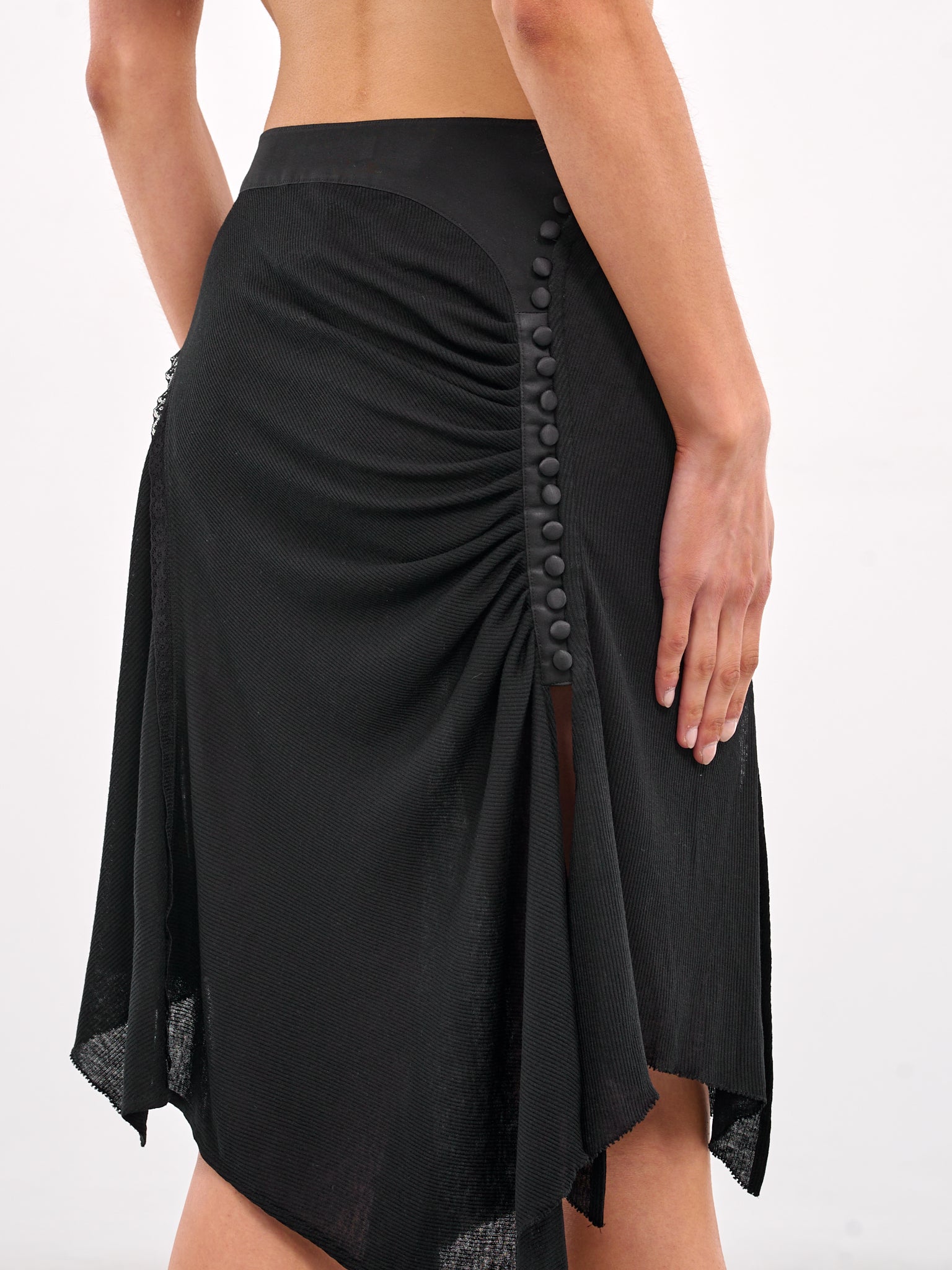 Shirring Skirt (SS25-SK1K-BLACK)